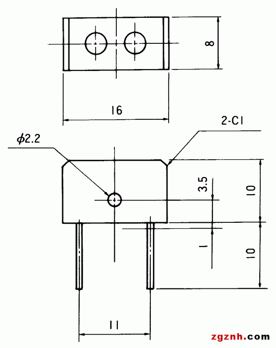 光電傳感器（光學(xué)傳感器）OM-2016尺寸規(guī)格