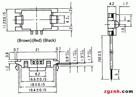 光電傳感器（光學(xué)傳感器）OM-5124尺寸規(guī)格