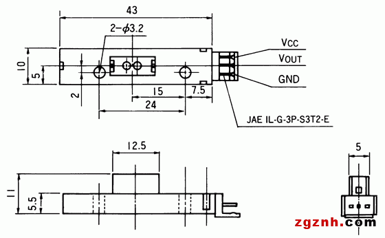 光電傳感器（光學傳感器）OM-3114尺寸規(guī)格