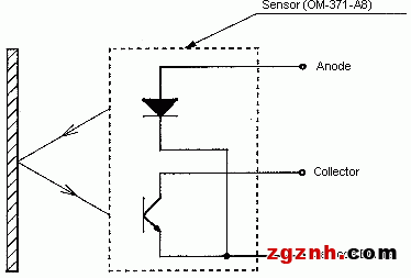 光電傳感器（光學(xué)傳感器）OM-371-A8連接圖