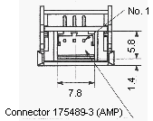 光電傳感器（光學(xué)傳感器）OM-371-A8 Co<em></em>nnector 175489-3(AMP)