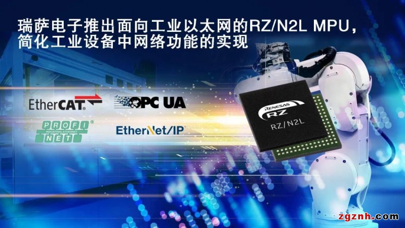 RZ/N2L MPU，面向工業(yè)以太網(wǎng)，簡化工業(yè)設(shè)備網(wǎng)絡(luò)功能實現(xiàn)