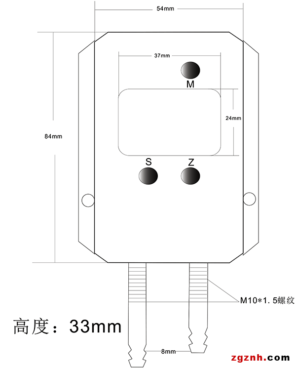 PTL802S尺寸圖